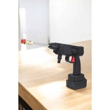Aesco Bahçe ve Araba Yıkama Tabancası Su Basınçlı Hazneli Bataryalı Oto Yıkama - Lisinya