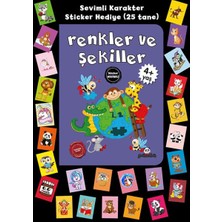 Aesco Stickerlı 4+ Yaş Renkler ve Şekiller