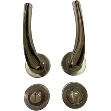 Aesco Sofuoğlu Rozet Lerzan Nikel Saten Wc Kapı Kolu