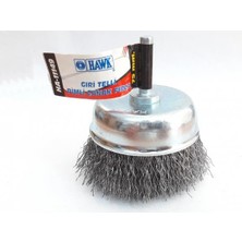 Aesco HA11147 Pimli Gri Tel Çanak Fırça 65 mm