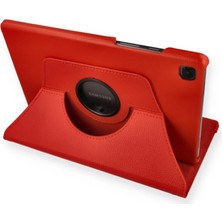 Erdo Ticaret Samsung Galaxy T500 Tab A7 10.4 Kılıf 360 Tablet Deri Kılıf - Kırmızı