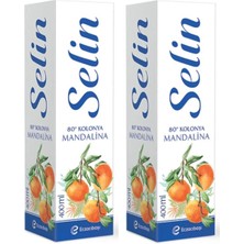 Selin Mandalina Kolonyası Pet Şişe 400 ml x 2 Adet