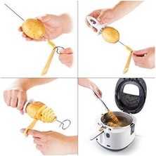 Aesco Spiral Patates Dilimleyici Aparat Çubukta Patates Cips Yapma - Lisinya