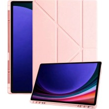 Erdo Ticaret Samsung Galaxy X730 Tab S11 Kalemlikli Mars Tablet Kılıfı - Rose Gold