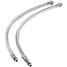 Aesco Batarya Flex Hortum 3/8-M10 70 cm Kısa Uç