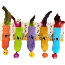 Aesco Catnipli Peluş Kedi Köpek Oyuncağı 7 x 23 cm Çeşitli Renklerde
