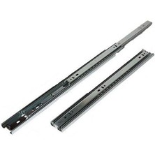 Aesco Çift Açılır 45 mm Teleskopik Bilyeli Çekmece Rayı 45 cm