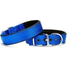Aesco Softlu Köpek Boyun Tasması 1,5 cm x 30 cm Mavi