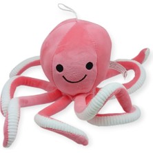 Aesco Peluş Sevimli Ahtapot 30 cm - Pembe