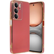 Magicool Realme C75 4g Kılıf Volet Silikon - Kırmızı