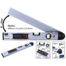 Aesco 12471 Dijital Açı Ölçerli Su Terazisi 40 cm