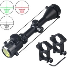 Aesco 3-9X50 Zoomlu Keskin Nişancı  Dürbünü Kırmızı, Yeşil Işık  Çelik Gövde ( Lisinya )