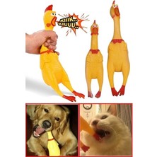 Aesco Sesli Horoz Eğlenceli Köpek ve Kediler Için Sesli Öten Horoz Oyuncak 15 cm