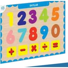 Aesco Ahşap Sayılar Eğitici Set