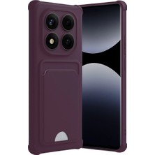 Magicool Redmi Note 14 Pro 4g Kelvin Kartvizitli Silikon - Derin Mor