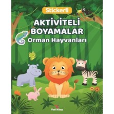 Aesco Orman Hayvanları Aktiviteli Boyamalar