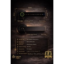 Larens Nova Pro Akıllı Şifre ve Parmak Izi Özellikli Kapı Kolu