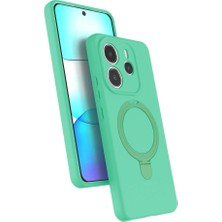 Magicool Redmi Note 14 4g Regal Magsafe Standlı Kapak - Yeşil