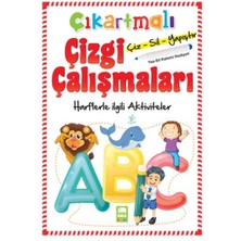 Aesco Çıkartmalı Çizgi Çalışmaları Harflerle Ilgili Aktiviteler