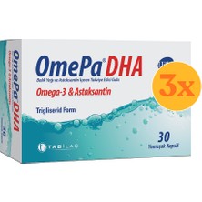 Omepa Dha 30 Balık Yağı 30 Kapsül - 3 Adet (90 Kapsül) - Dezenfektan Hediyeli (%72 Alkol)