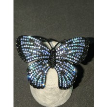 Vulwox Gece Işıltısı Kelebek Broş