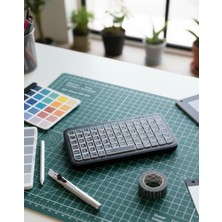Kanonik Education Şarjlı Kablosuz Mini RGB Klavye Uzun Pil Ömürlü