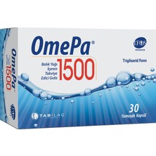 Omepa 1500 Mg Balık Yağı 30 Kapsül - Dezenfektan Hediyeli (%72 Alkol)