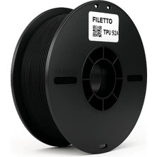 Filetto Tpu 95A (Flex) Filament 1.75 mm - 800 gr - Siyah