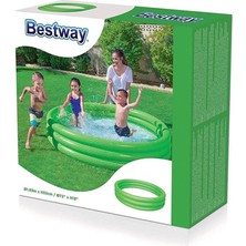 NW NessiWorld Bestway 51027 Üç Halkalı Renkli Şişme Havuz 183 x 33CM