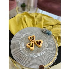 Decohandy 39CM Çiçekli Jüt Örme Supla Amerikan Servis