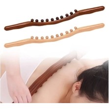 Shoplet 60 cm Doğal Ahşap Masaj Sopası