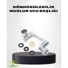 Shoplet 1080° Dönebilen Musluk Ucu – Su Tasarruflu, Esnek ve 360° Çift Eksenli Başlık