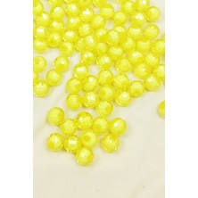 İsmiyle Al Dünya Boncuk Içten Boncuklu Bileklik Çanta Boncuğu 10 mm 50 gr Sarı - BNC464