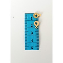 İsmiyle Al Oya Abiye Bileklik Kolye Pleksi Metalik Plastik Pul Altın Renk 24 Gram 270 Adet - BNC537