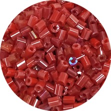 İsmiyle Al Kesme Cam Boncuk 2mm - 20 Gram - Koyu Kırmızı -BNC322