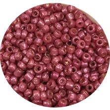 İsmiyle Al Dökme Cam Kum Boncuk (11/0) 2 mm - 20 Gram -  Koyu Pembe - BNC011