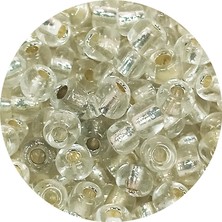 İsmiyle Al Dökme Cam Kum Boncuk Büyük Boy (6/0) 4 mm - 60 Gram - Şeffaf - BNC122