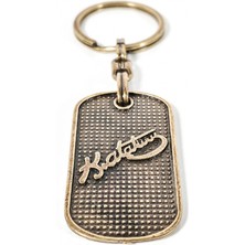 Moncuk Design Antik Bronz Atatürk Imzalı Metal Anahtarlık – Cumhuriyet Değerlerinin Zamansız Simgesi