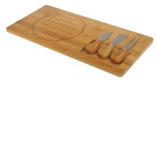 İsmiyle Al Bambu Peynir Sunum Tepsi Seti ROYALEKS-PS3819