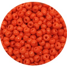 İsmiyle Al Dökme Cam Kum Boncuk (11/0) 2 mm - 20 Gram -  Turuncu - BNC013