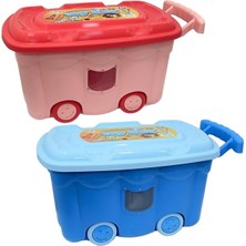 İsmiyle Al Oyuncak Kutusu Renkli Tekerlekli 1 Adet ROYALEKS-AK494