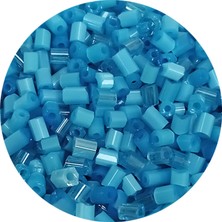 İsmiyle Al Kesme Cam Boncuk 2mm - 60 Gram - Mat Mavi - BNC386