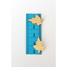 İsmiyle Al Oya Abiye Bileklik Kolye Pleksi Metalik Plastik Pul Altın Renk 24 Gram 150 Adet - BNC549