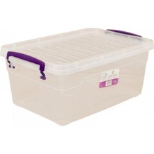 İsmiyle Al Şeffaf Çok Amaçlı 30 Lt Dikdörtgen Saklama Kabı 48X32X29 ROYALEKS-82113