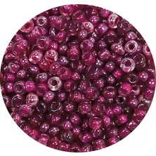 İsmiyle Al Dökme Cam Kum Boncuk (11/0) 2 mm - 60 Gram -  Mor - BNC040