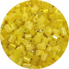 İsmiyle Al Kesme Cam Boncuk 2mm - 20 Gram - Koyu Sarı -BNC337