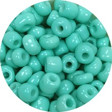 İsmiyle Al Dökme Cam Kum Boncuk Büyük Boy (6/0) 4 mm - 20 Gram - Açık Yeşil - BNC088