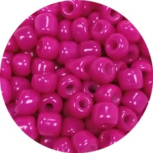 İsmiyle Al Dökme Cam Kum Boncuk Büyük Boy (6/0) 4 mm - 60 Gram - Açık Mor - BNC130