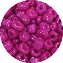 İsmiyle Al Dökme Cam Kum Boncuk Büyük Boy (6/0) 4 mm - 20 Gram - Eflatun - BNC102