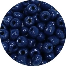 İsmiyle Al Dökme Cam Kum Boncuk Büyük Boy (6/0) 4 mm - 60 Gram - Lacivert - BNC134